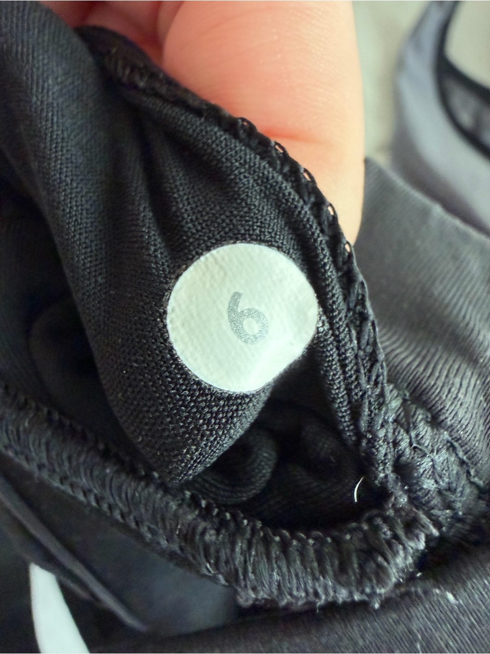 Lululemon Splendour Sports Bra Luxstreme Double Strap Athletic Black Size 6 - Picture 5 of 5